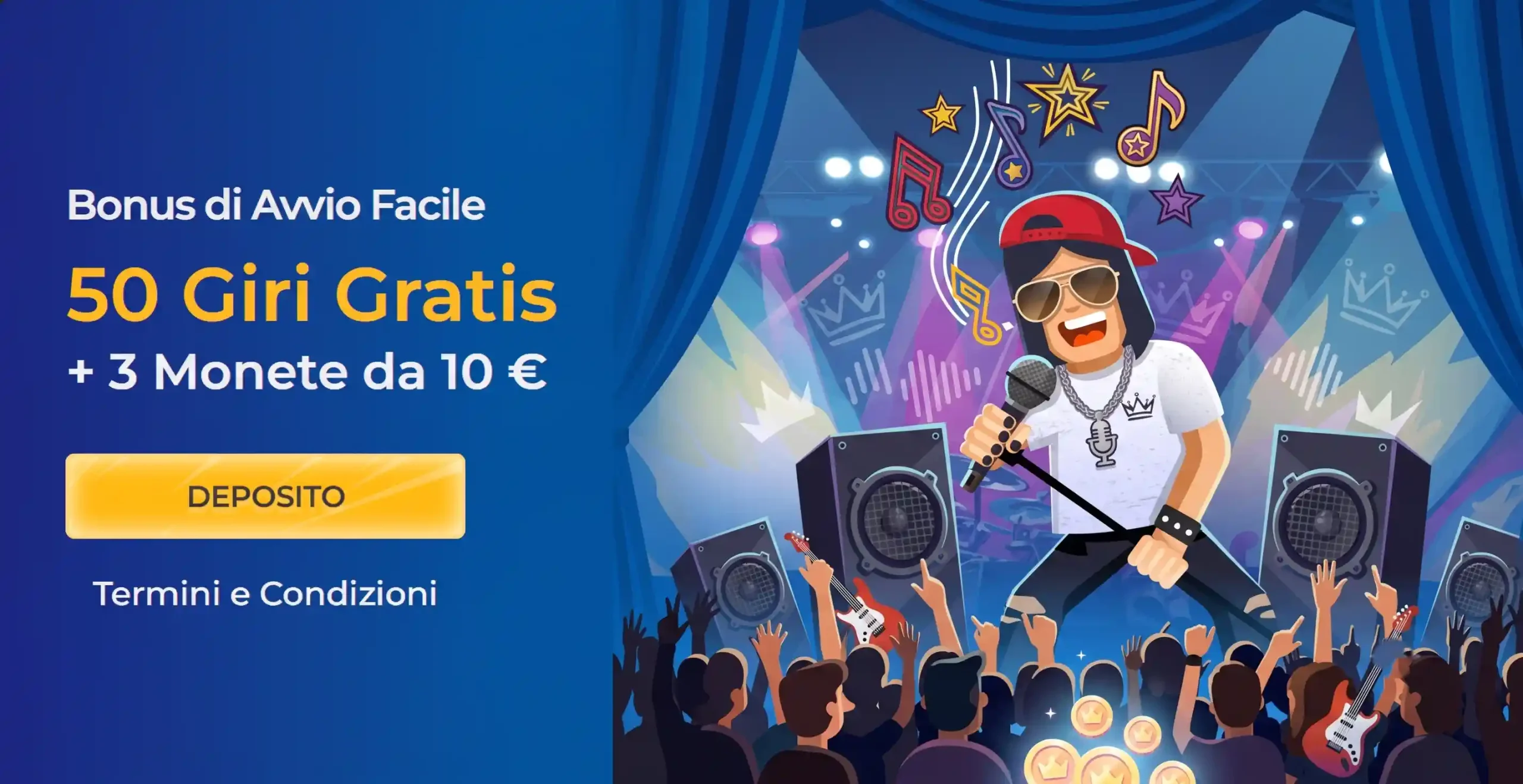 Bonus Avvio Facile 50 giri gratuiti