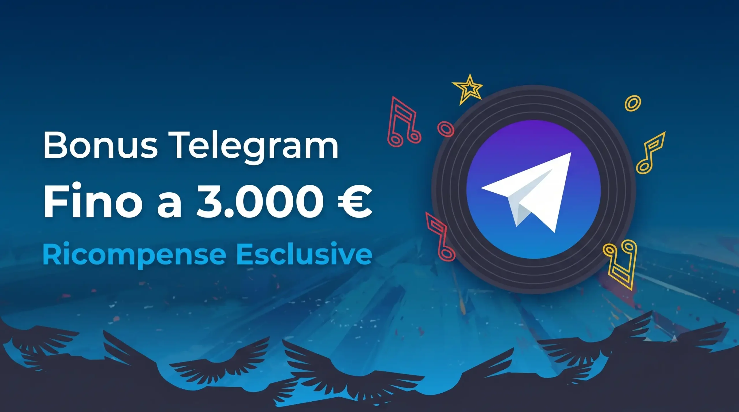 Bonus Telegram fino a 3000 euro Rolling Slots
