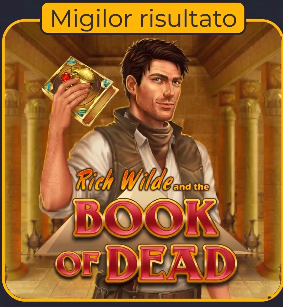 Slot Book of Dead Rich Wilde con libro