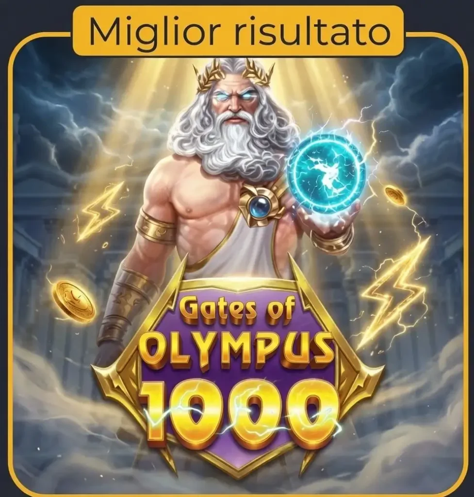 Gioco Gates of Olympus dio olimpo