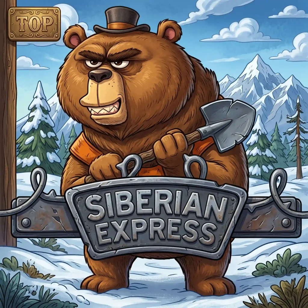 Siberian Express slot orso e treno
